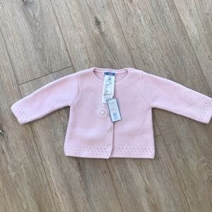 Jacardi knit cardigan